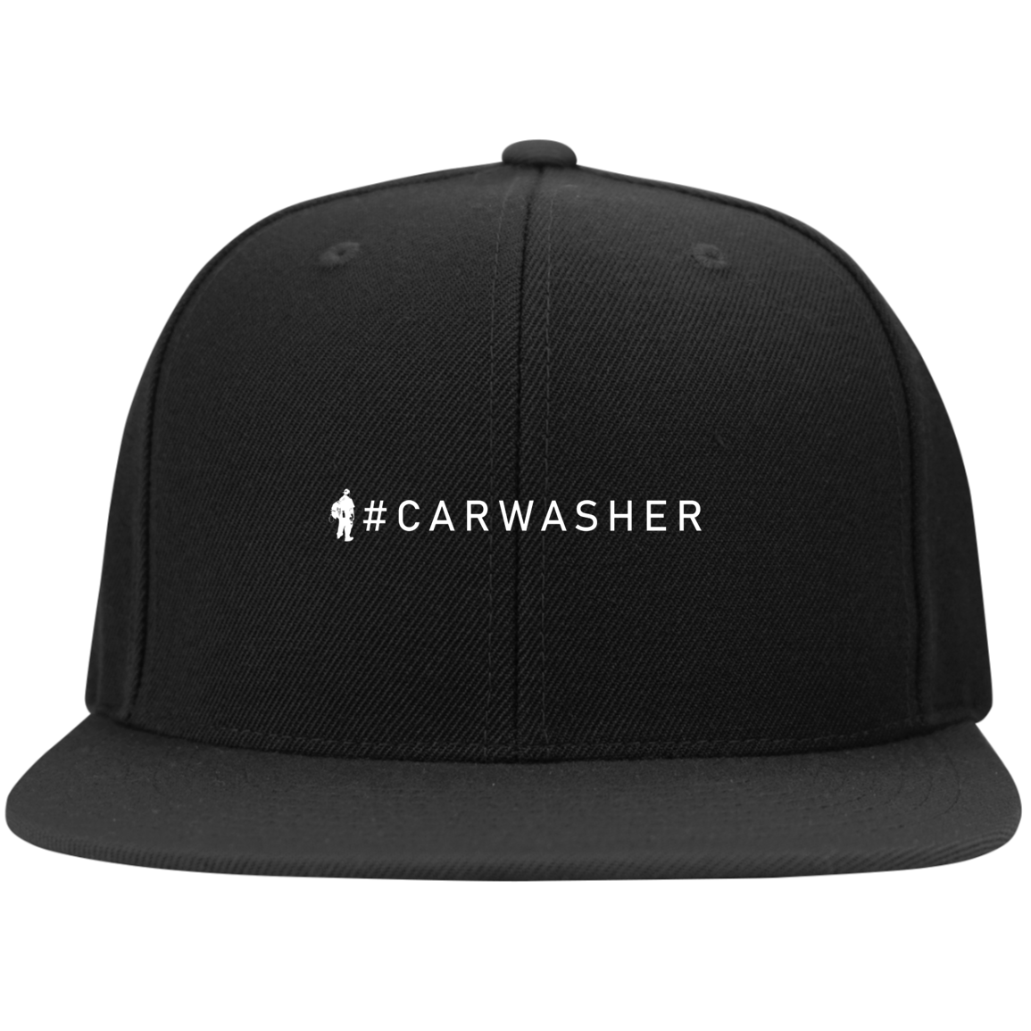 JUST A CAR WASHER STC19 Flat Bill High-Profile Snapback Hat