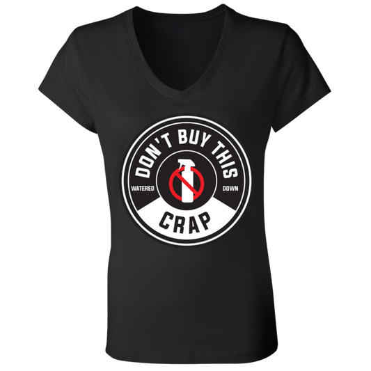 Don't Buy This B6005 Ladies' Jersey V-Neck T-Shirt