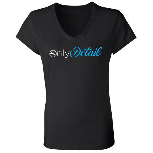 OnlyDetail Ladies' Jersey V-Neck T-Shirt