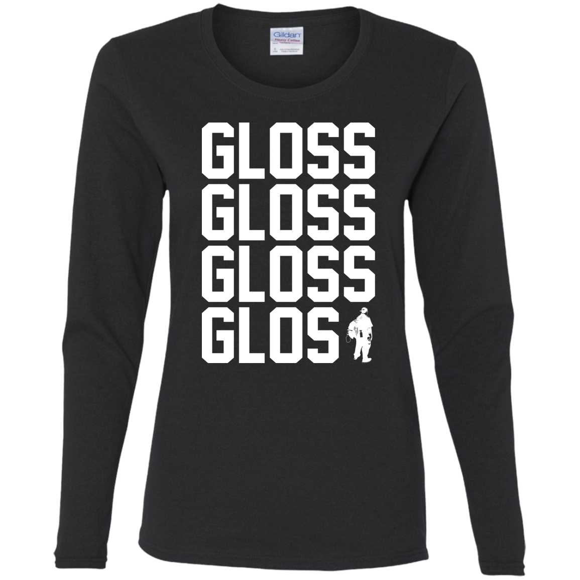 GLOSS ON GLOSS G540L Ladies' Cotton LS T-Shirt