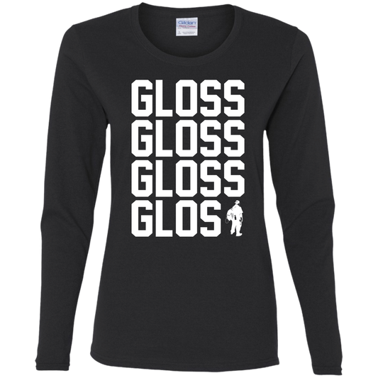 GLOSS ON GLOSS G540L Ladies' Cotton LS T-Shirt