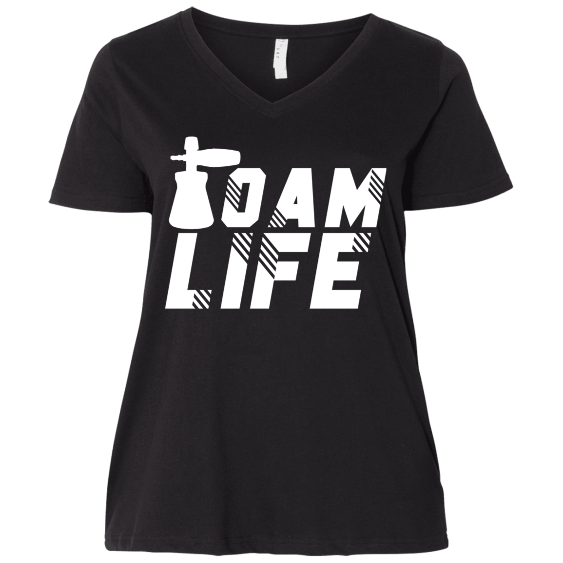 FOAM LIFE Ladies' Curvy V-Neck T-Shirt